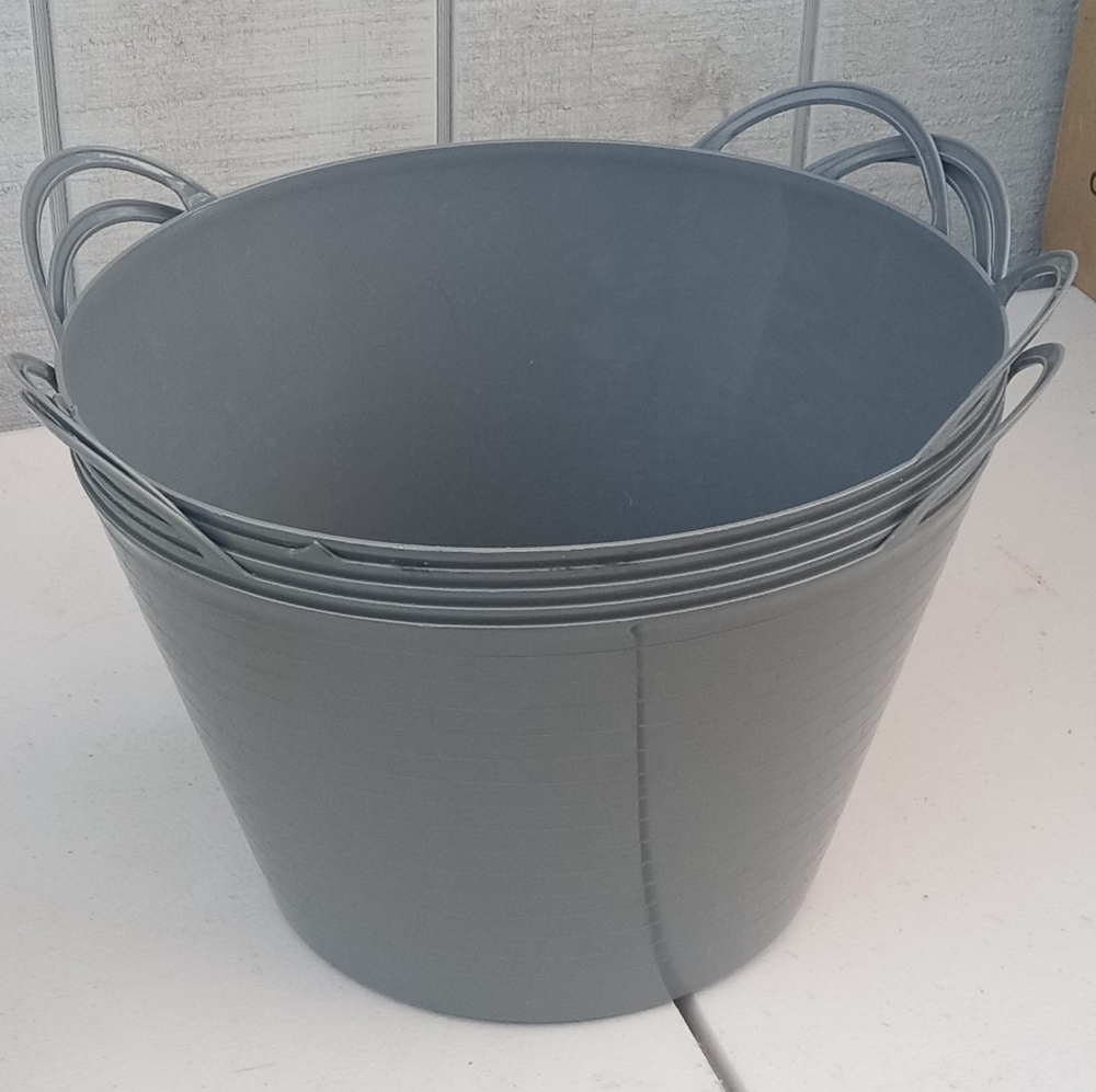 Gray Home Accent Storage Bin